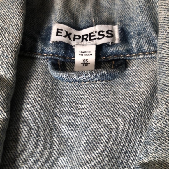 EXPRESS Denim Vest | XS - Picture 5 of 8